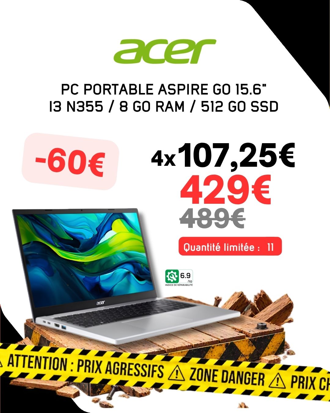 Pc Portable Aspire GO 15.6